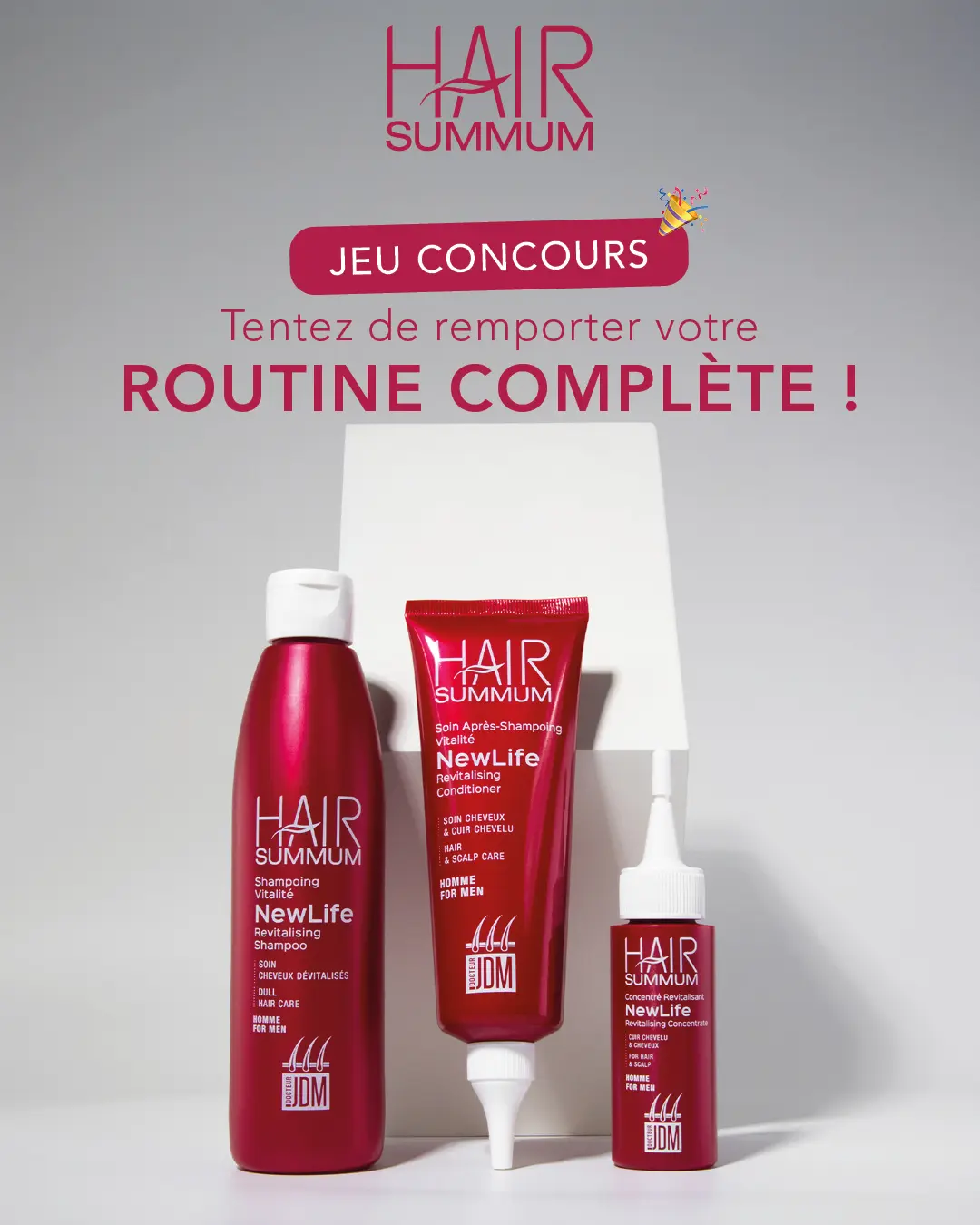 Le concours — homme — Hair Summum