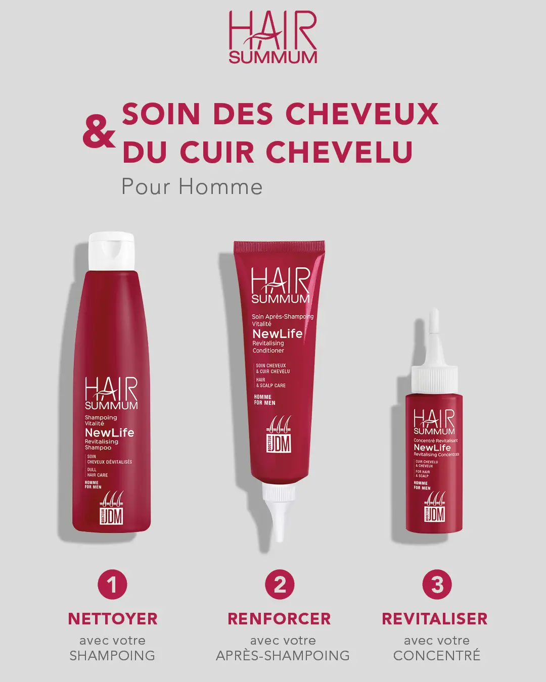 La routine homme — Hair Summum