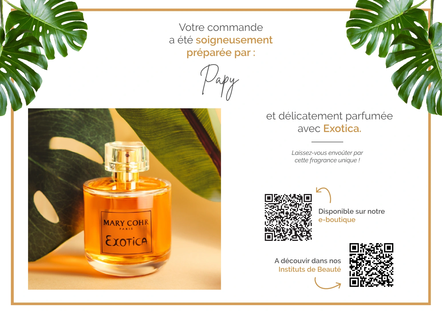 La signature Papy — Mary Cohr